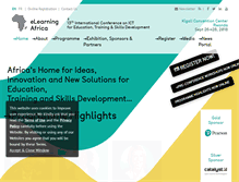 Tablet Screenshot of elearning-africa.com